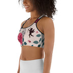 Cute Valentine Sports Bra