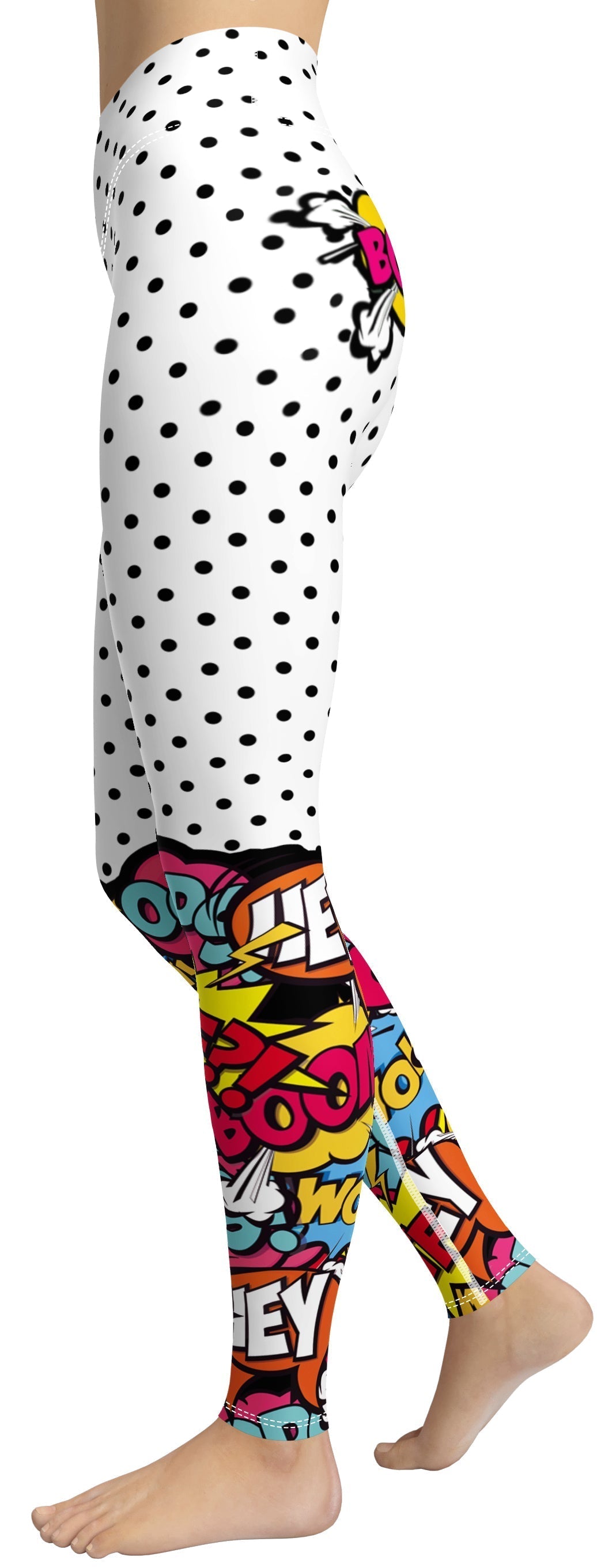 Cutest Pop Art Yoga Leggings