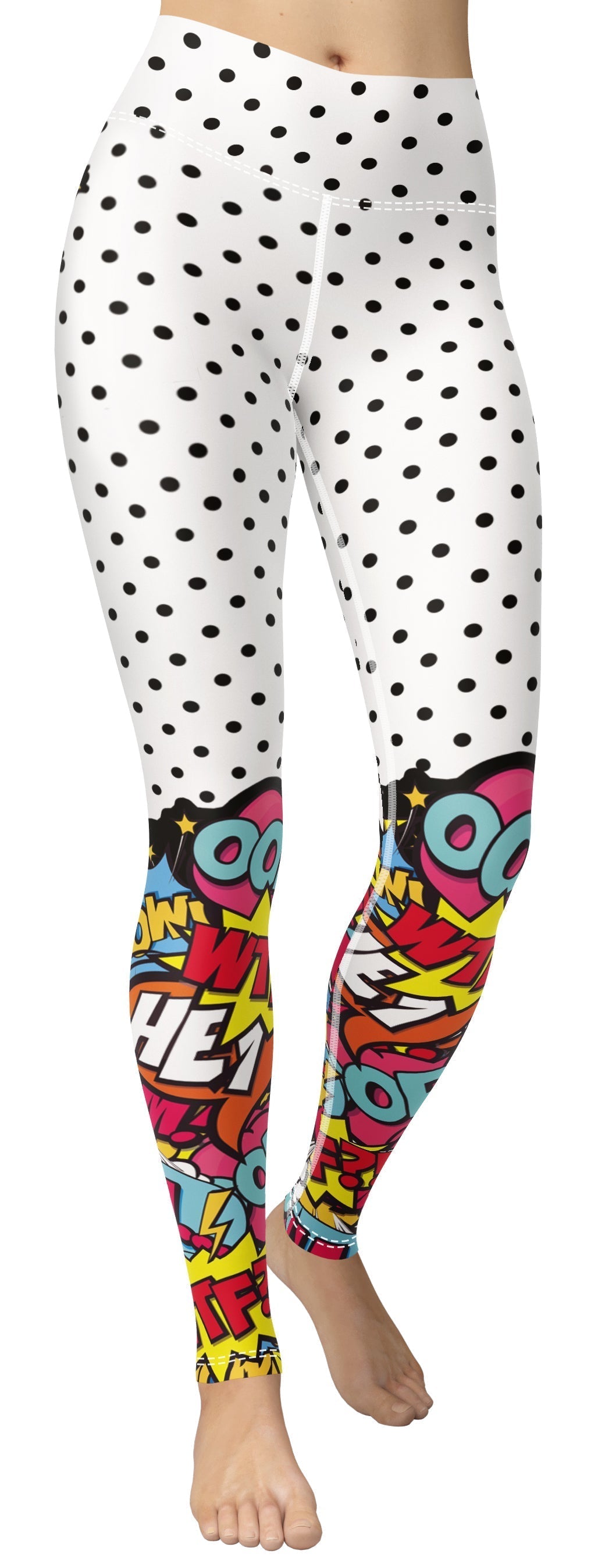 Cutest Pop Art Yoga Leggings