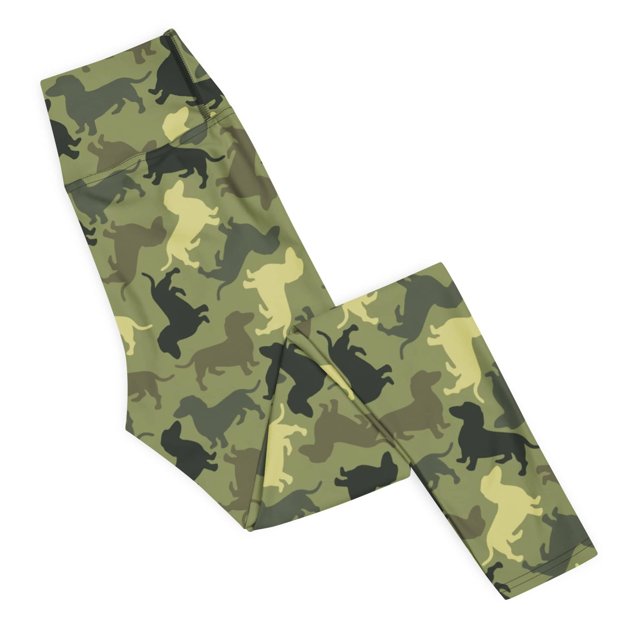 Dachshund Camo Yoga Leggings
