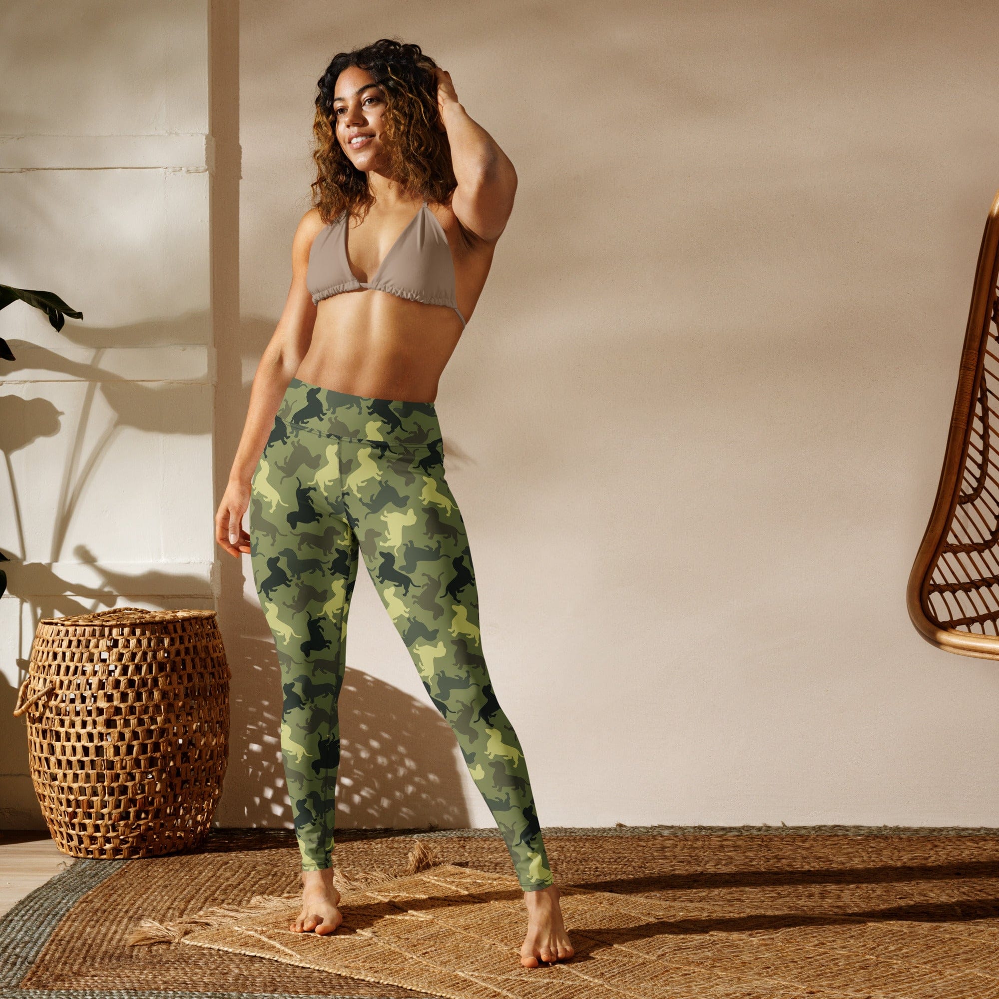 Dachshund Camo Yoga Leggings
