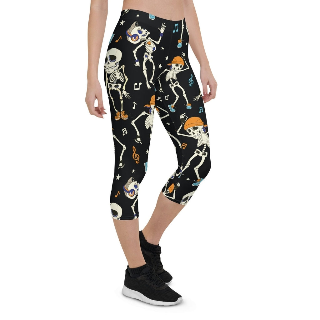 Dancing Skeletons Capris