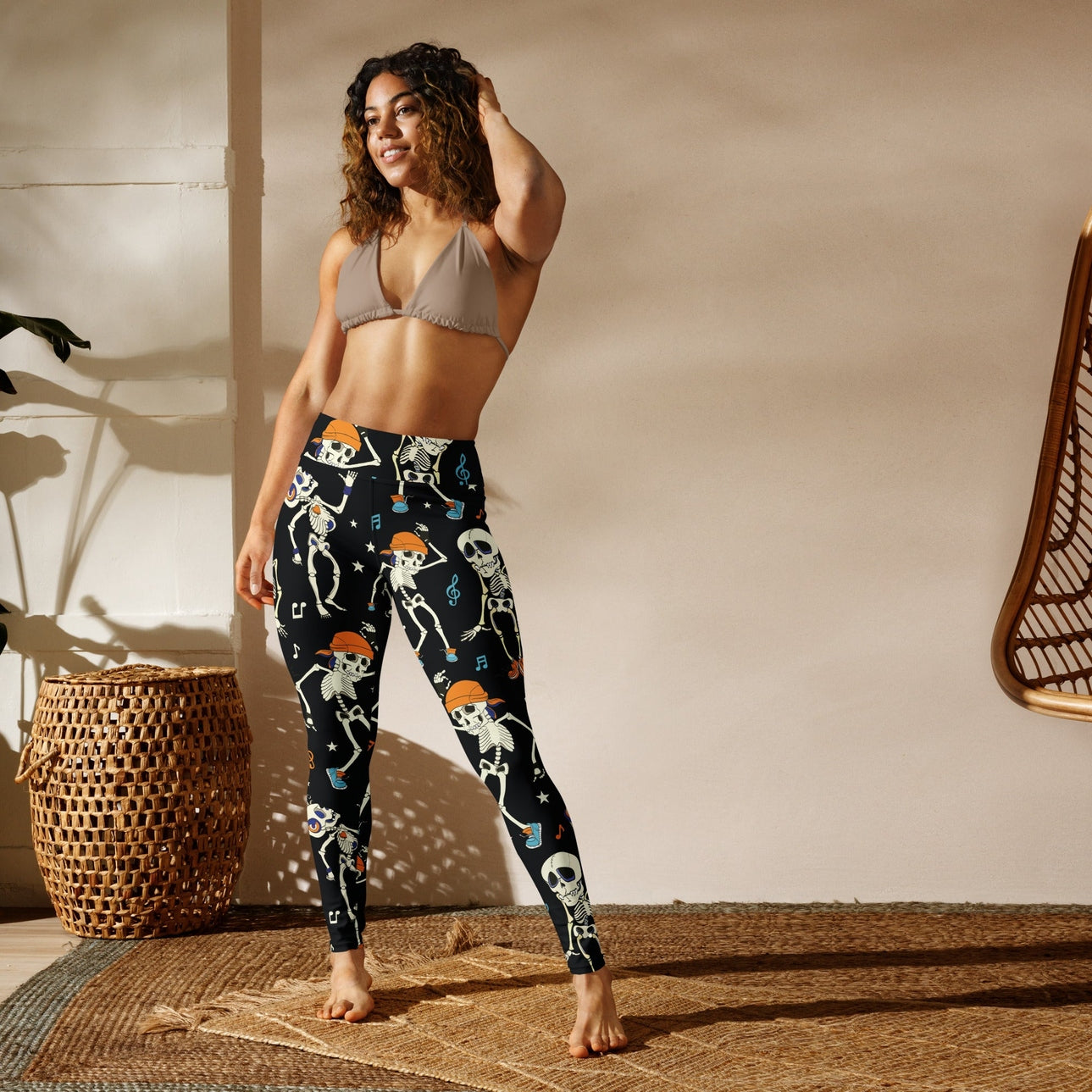 Dancing Skeletons Yoga Leggings