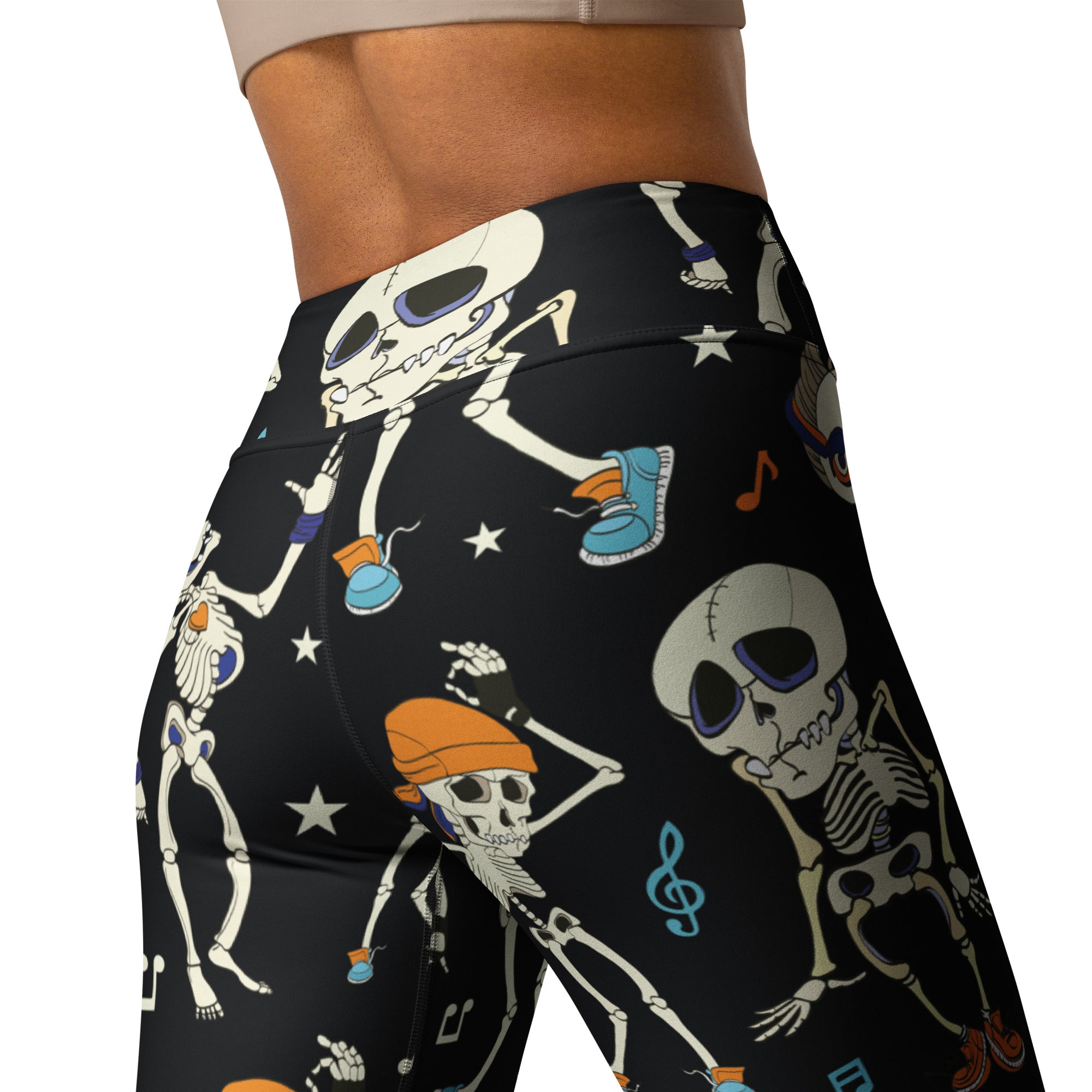 Dancing Skeletons Yoga Leggings