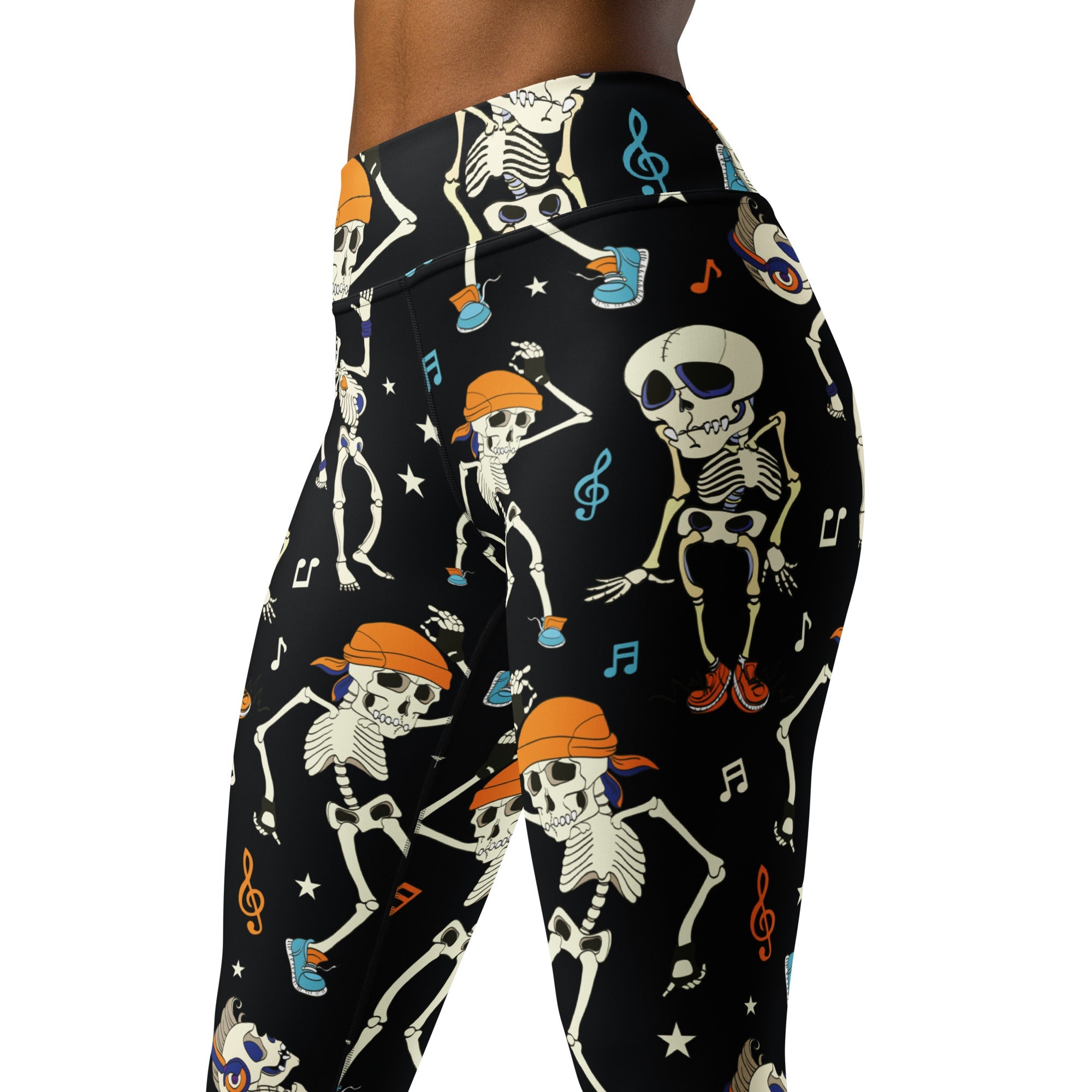 Dancing Skeletons Yoga Leggings