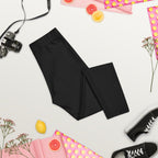 Dark Charcoal Black Capris
