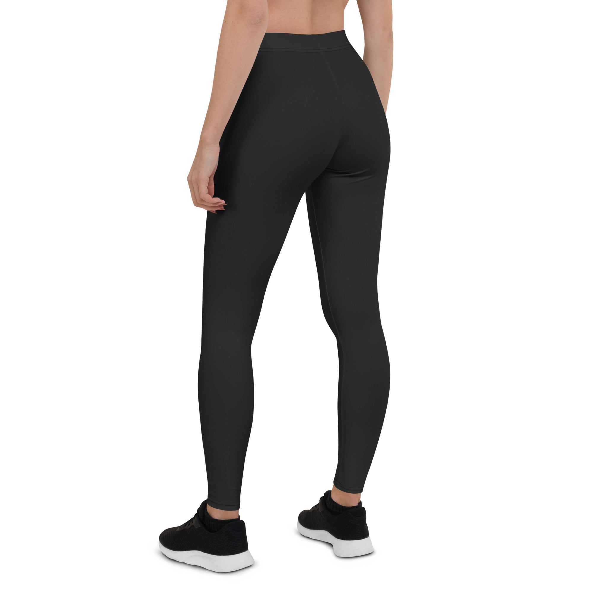 Dark Charcoal Black Leggings