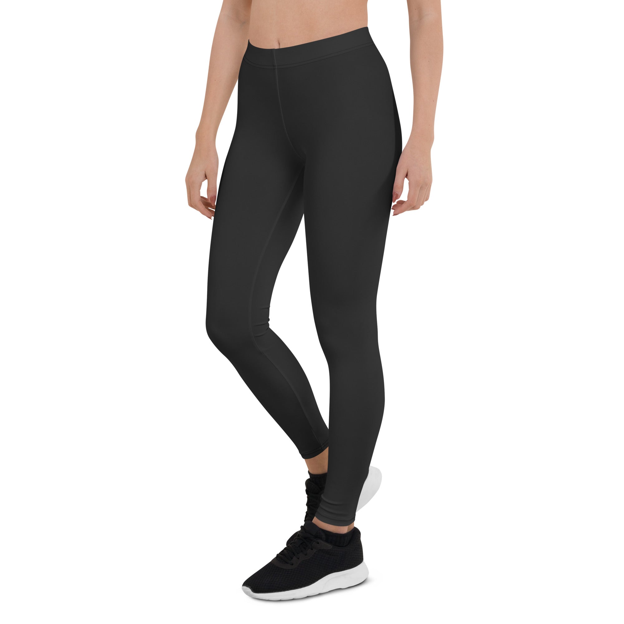 Dark Charcoal Black Leggings