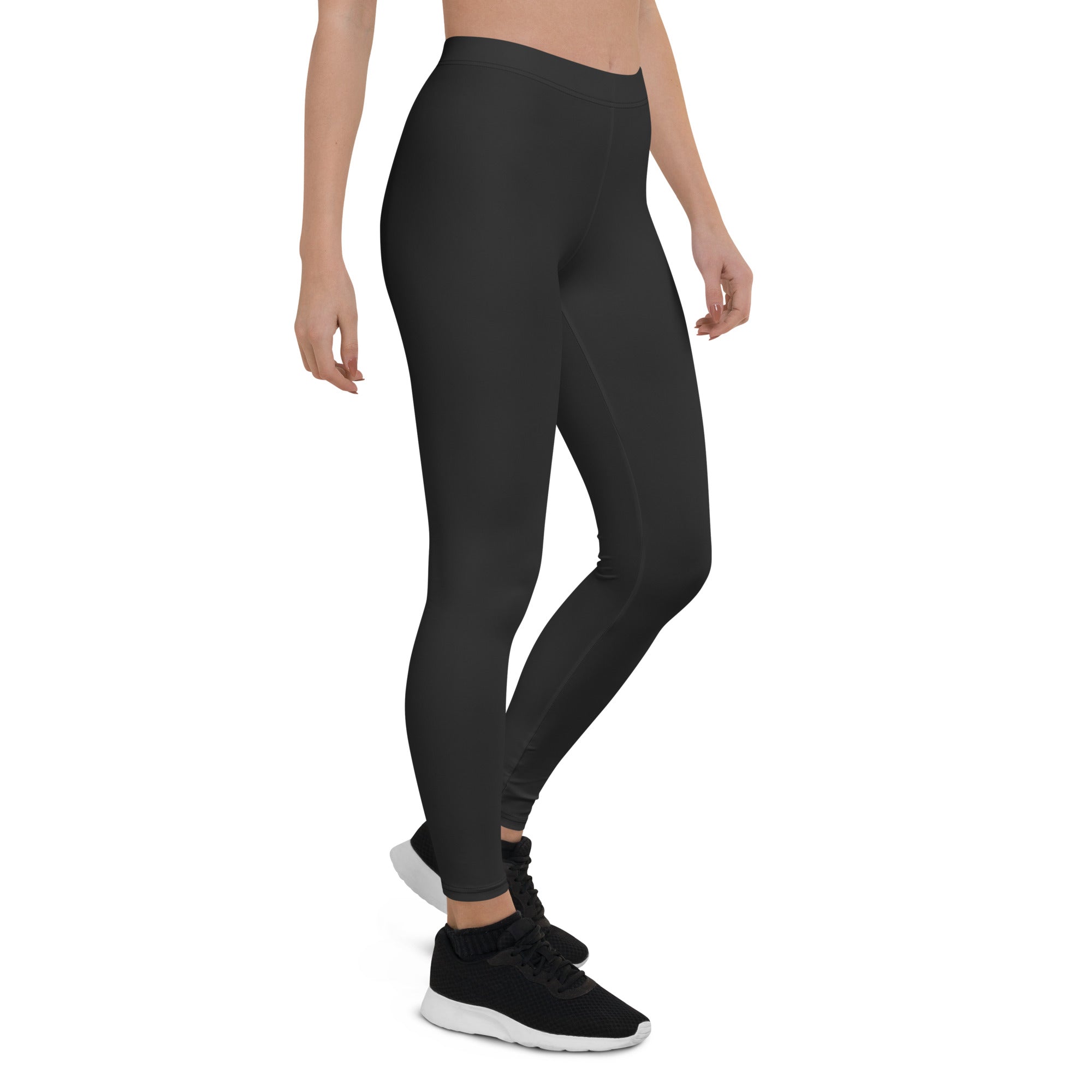 Dark Charcoal Black Leggings