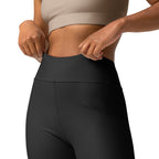 Dark Charcoal Black Yoga Leggings