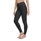 Dark Charcoal Black Yoga Leggings