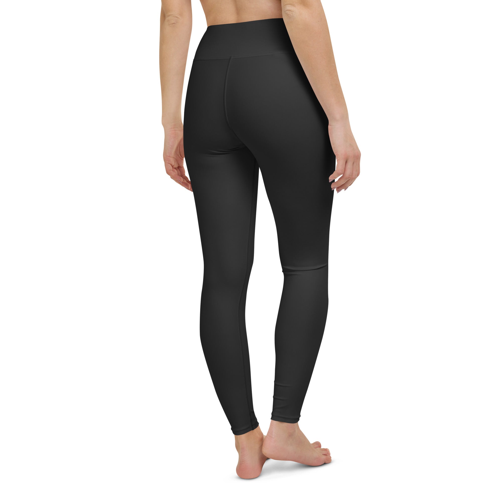 Dark Charcoal Black Yoga Leggings