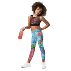 Darker Skin Mermaid Kid's Leggings