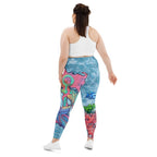 Darker Skin Mermaid Plus Size Leggings