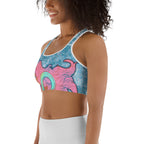 Darker Skin Mermaid Sports Bra
