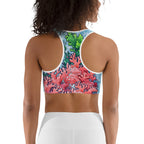 Darker Skin Mermaid Sports Bra