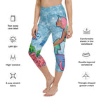 Darker Skin Mermaid Yoga Capris