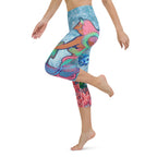 Darker Skin Mermaid Yoga Capris