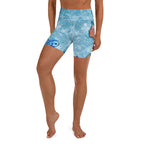 Darker Skin Mermaid Yoga Shorts