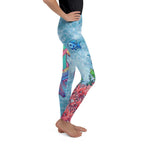 Darker Skin Mermaid Youth Leggings