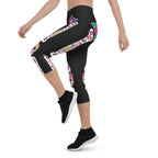 Day of the Dead Bones Capris
