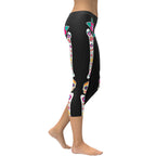 Day of the Dead Bones Capris
