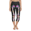 Day of the Dead Bones Yoga Capris