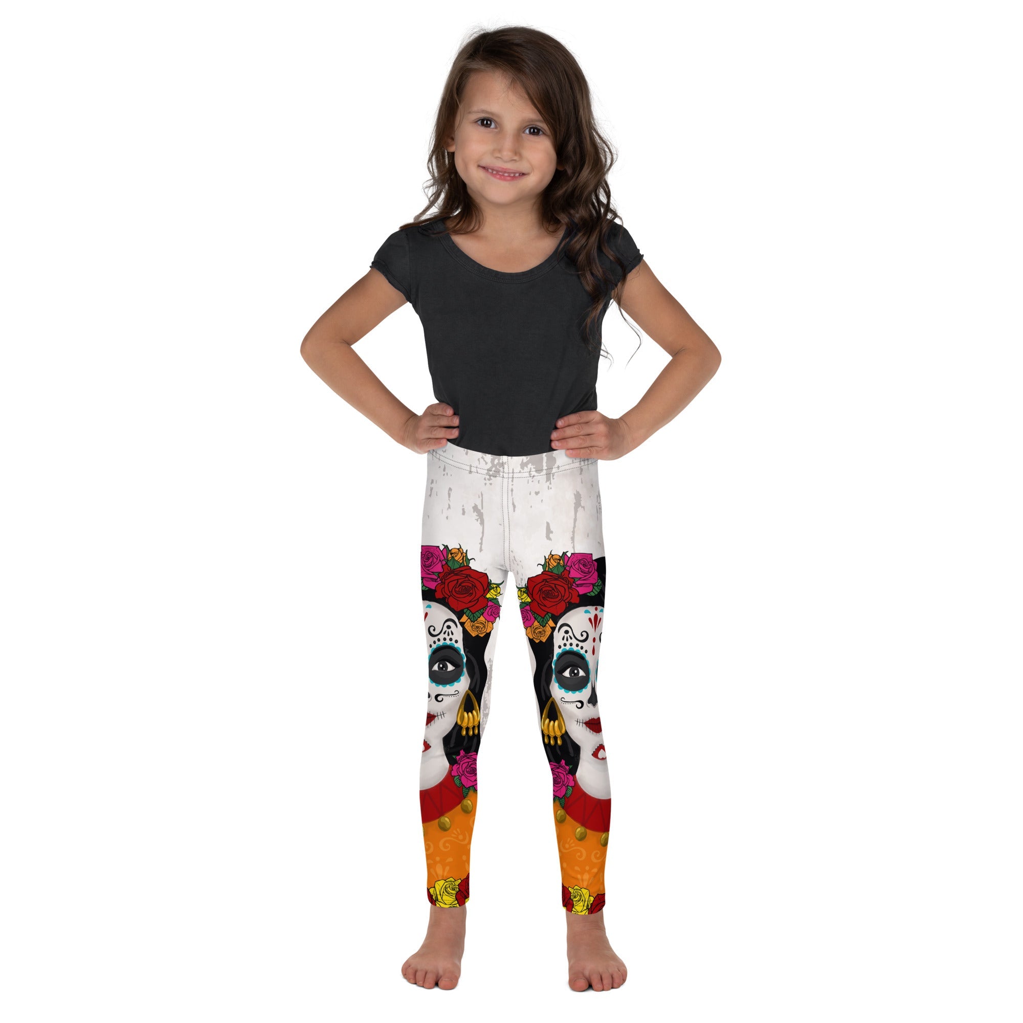 Day of the Dead Print Kid's Leggings