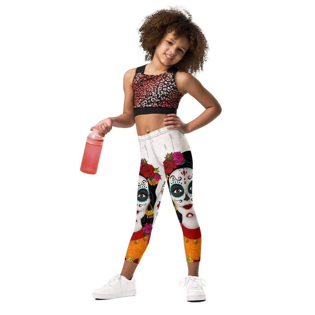 Day of the Dead Print Kid's Leggings