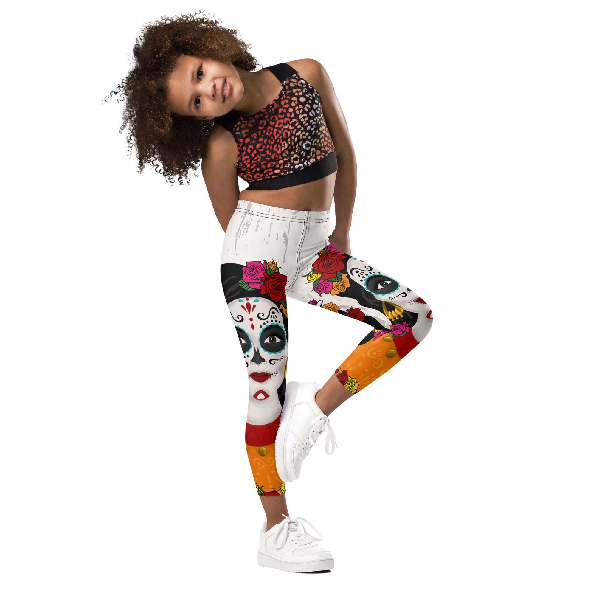 Day of the Dead Print Kid's Leggings