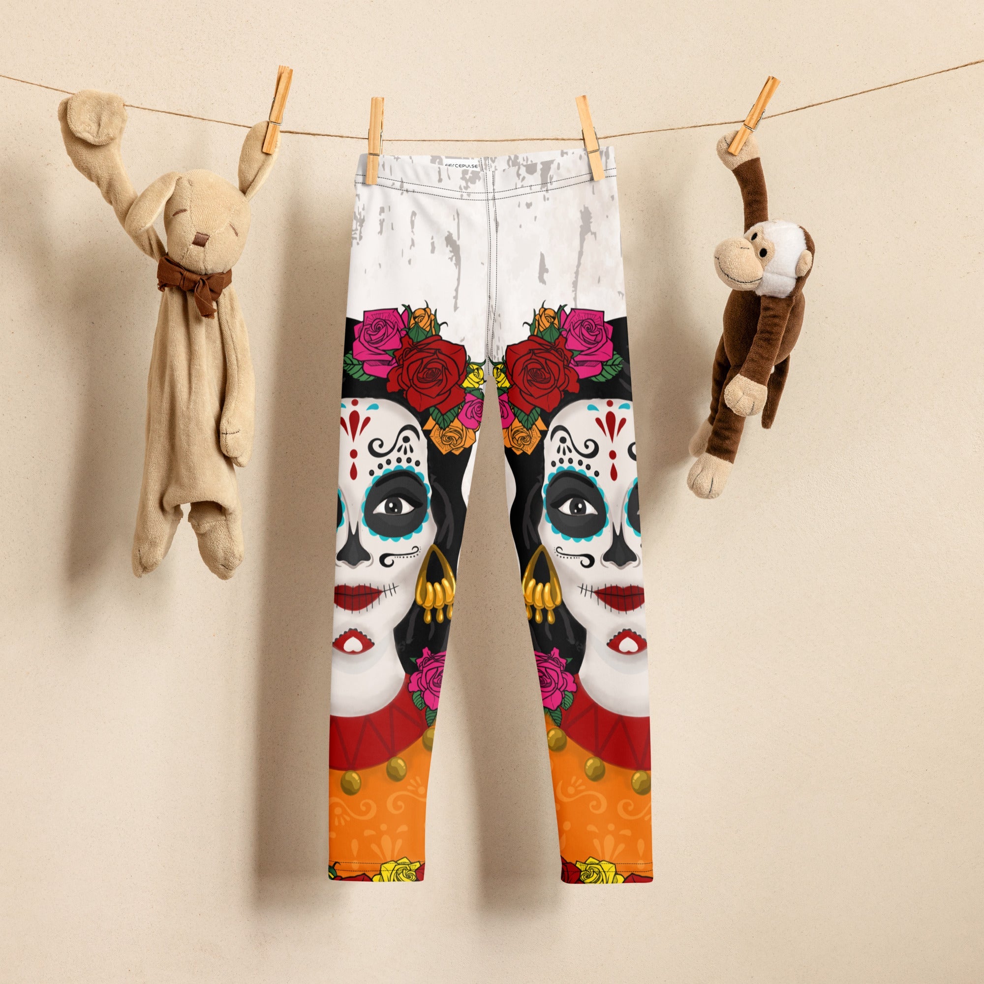 Day of the Dead Print Kid's Leggings