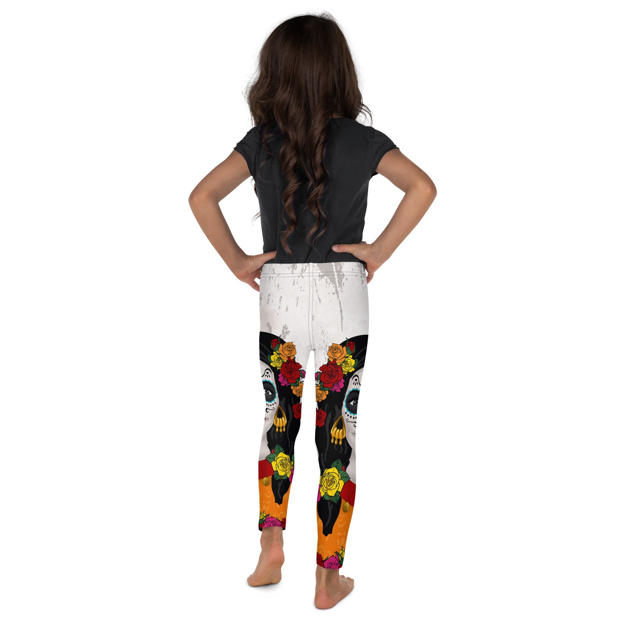 Day of the Dead Print Kid's Leggings