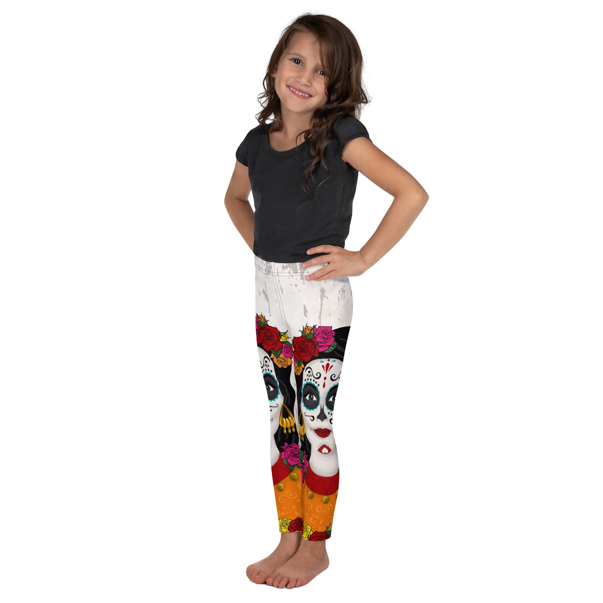 Day of the Dead Print Kid's Leggings