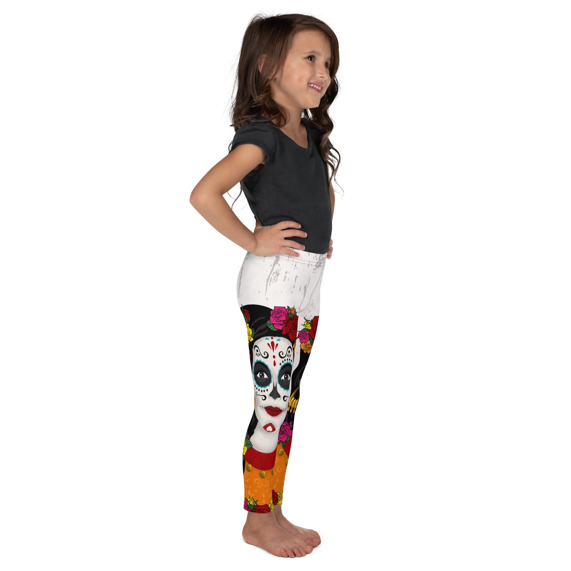 Day of the Dead Print Kid's Leggings