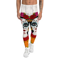 Day of the Dead Print Men's Leggings