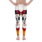 Day of the Dead Print Men's Leggings