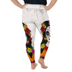 Day of the Dead Print Plus Size Leggings