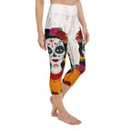 Day of the Dead Print Yoga Capris
