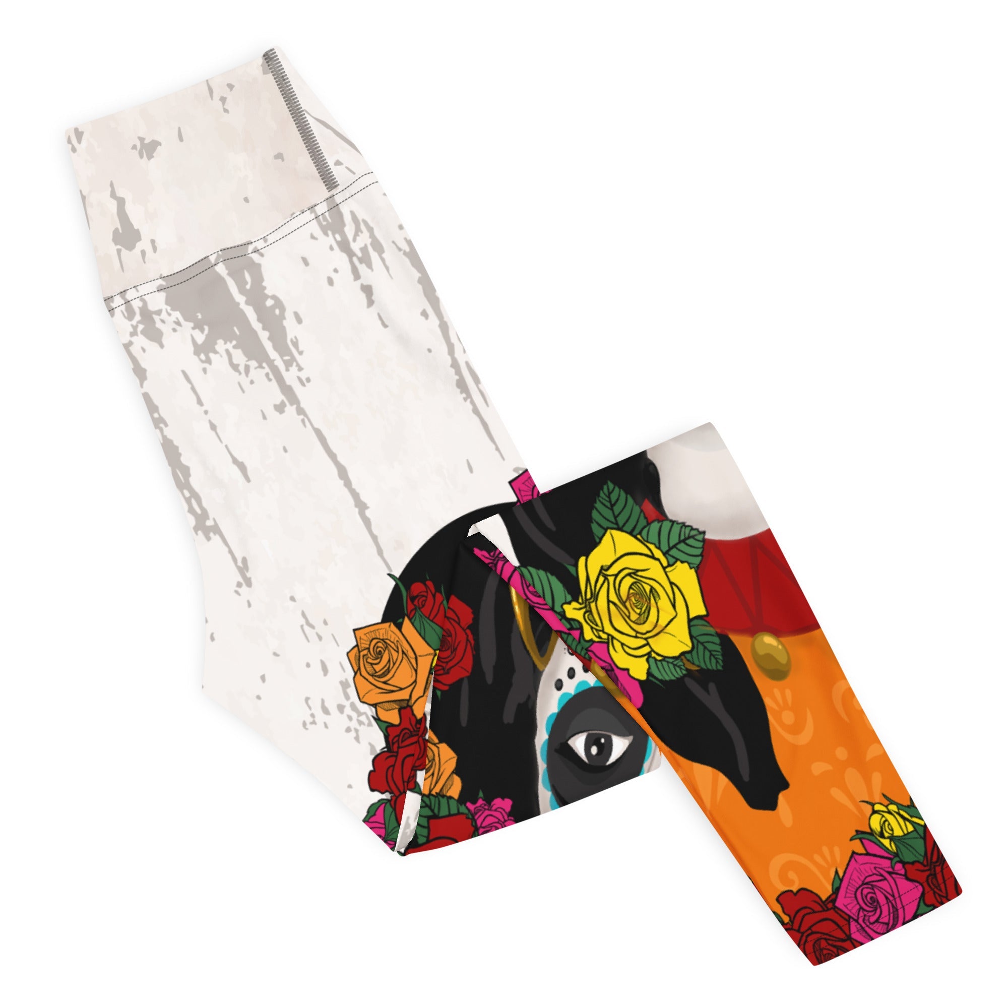 Day of the Dead Print Yoga Leggings