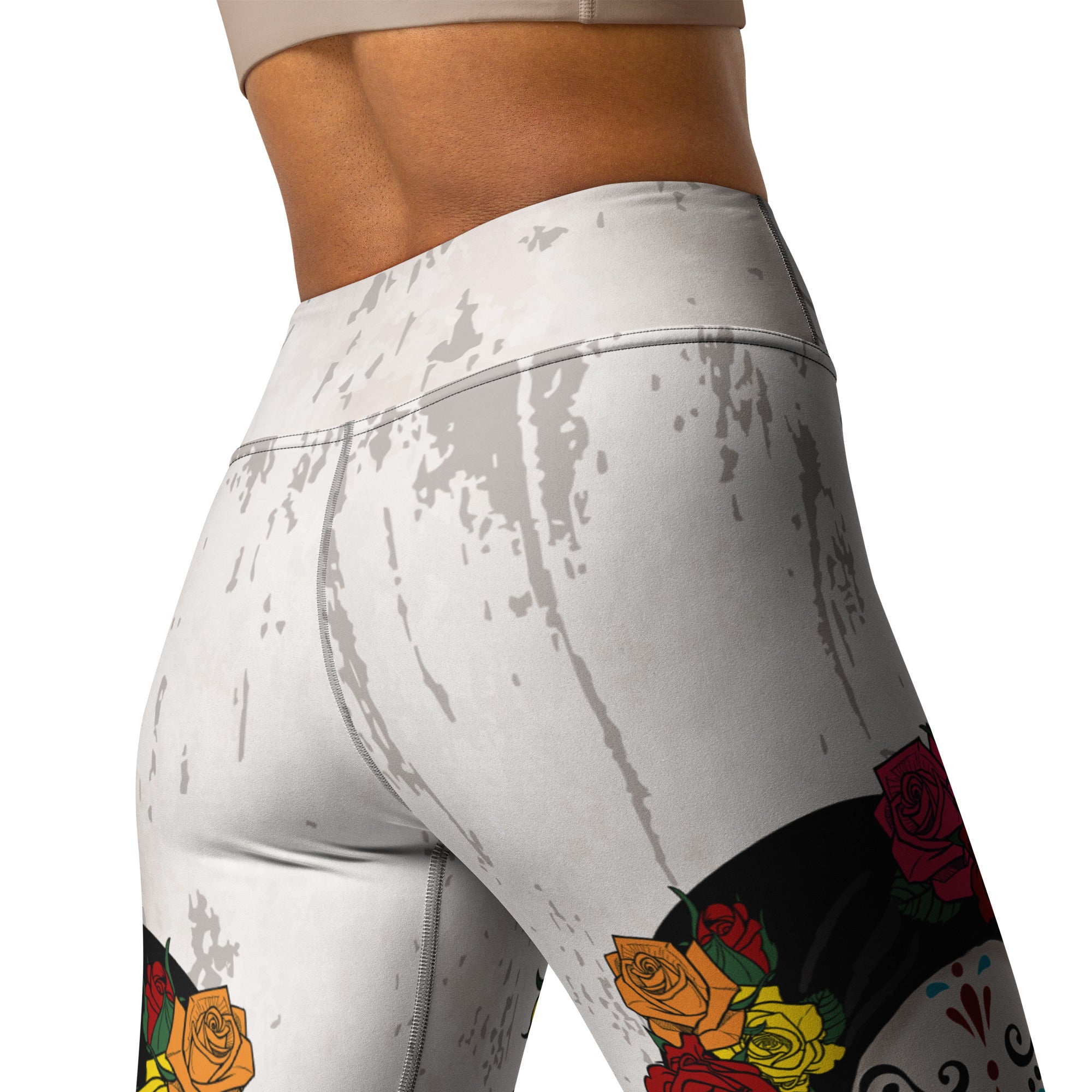 Day of the Dead Print Yoga Leggings