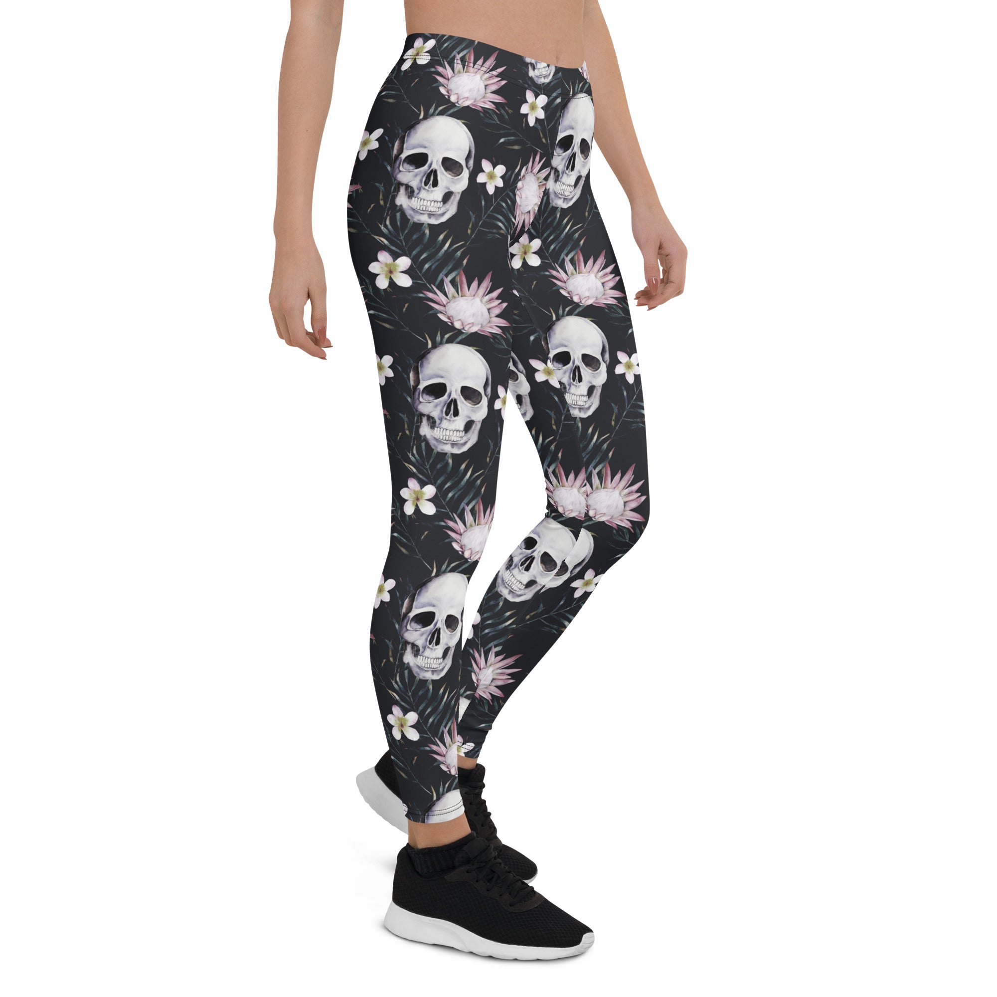 Delicate Skulls Leggings