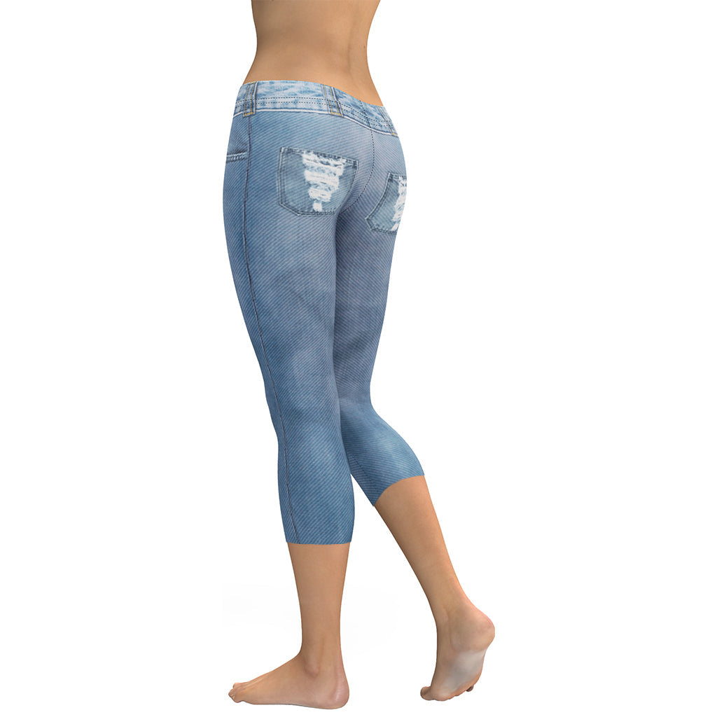 Denim Jeans Capris