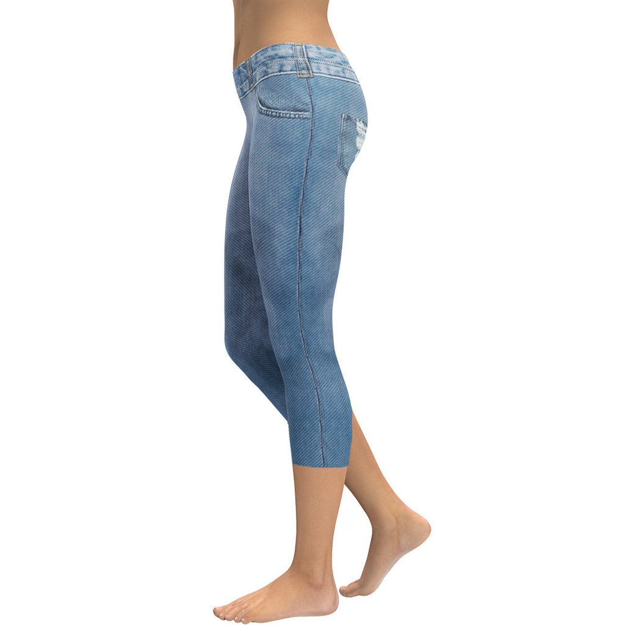 Denim Jeans Capris