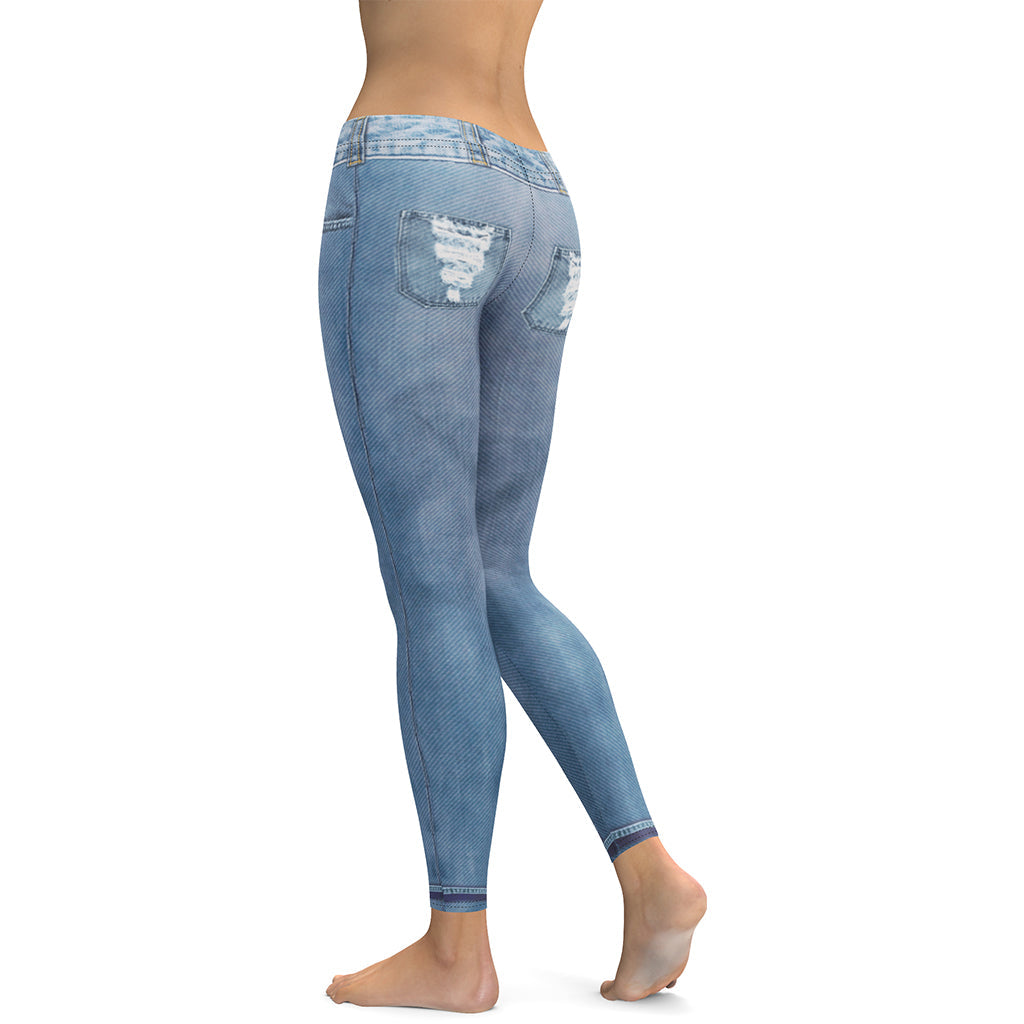 Denim Jeans Leggings