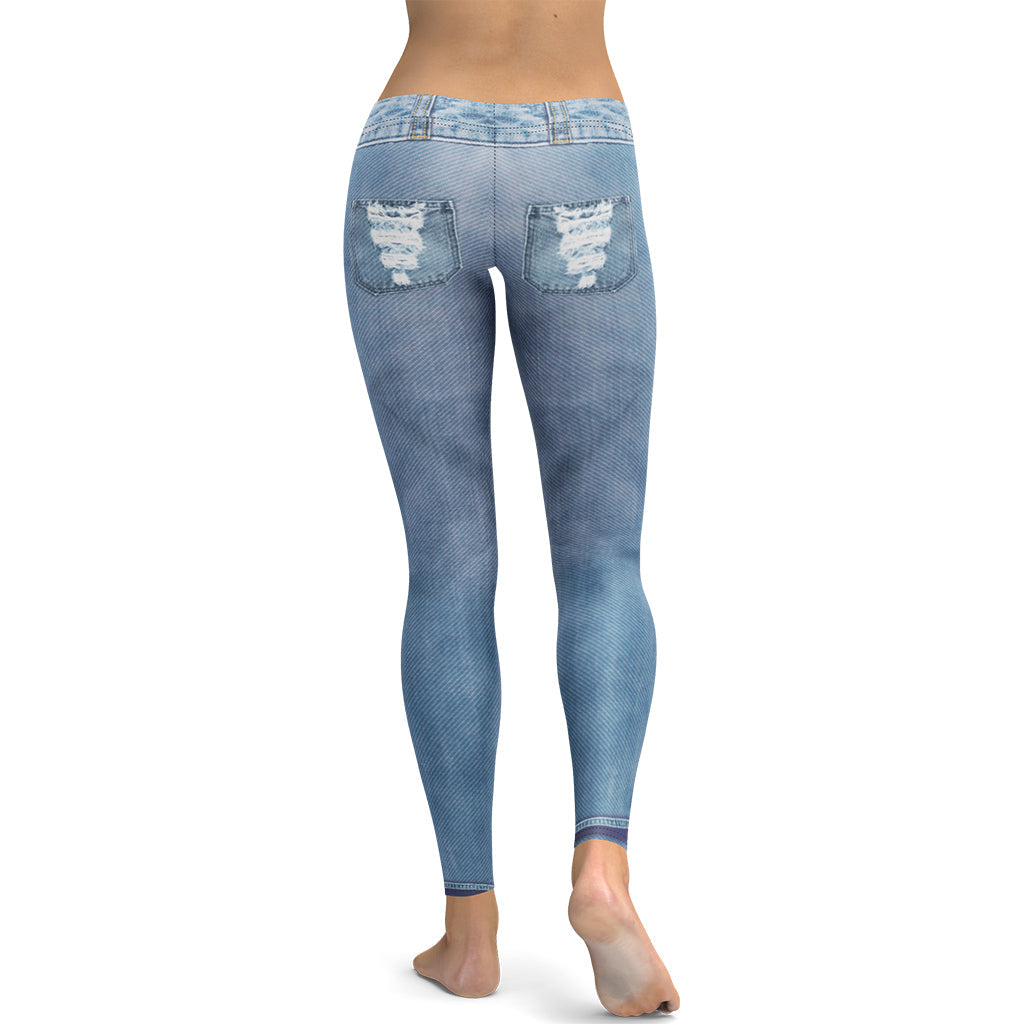 Denim Jeans Leggings