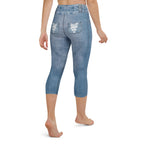 Denim Jeans Yoga Capris