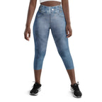 Denim Jeans Yoga Capris
