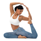 Denim Jeans Yoga Leggings