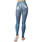 Denim Jeans Yoga Leggings