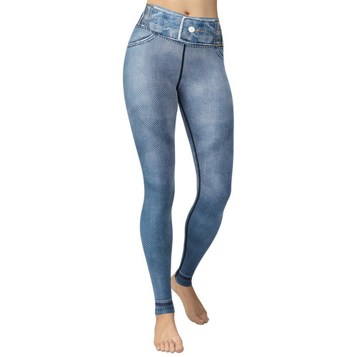 Denim Jeans Yoga Leggings
